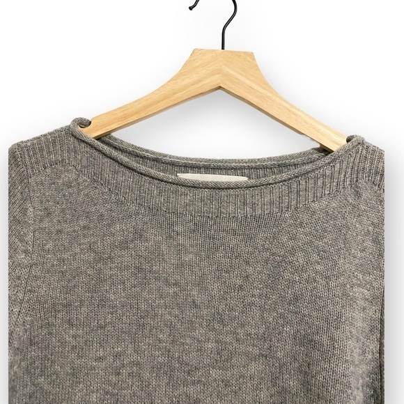 Brochu Walker Layered Wool & Cashmere-Blend Sweater, Gray/white, Size S - Picture 10 of 16
